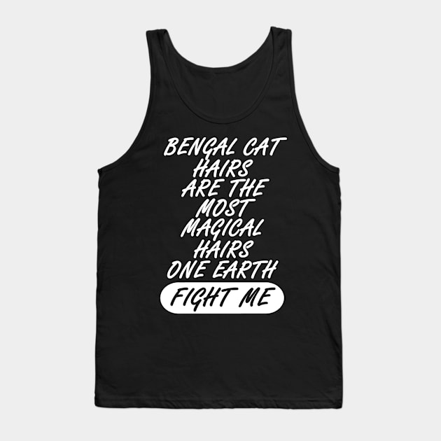 Bengal cat Kitten Cat Kitten Cute Hair Tank Top by FindYourFavouriteDesign